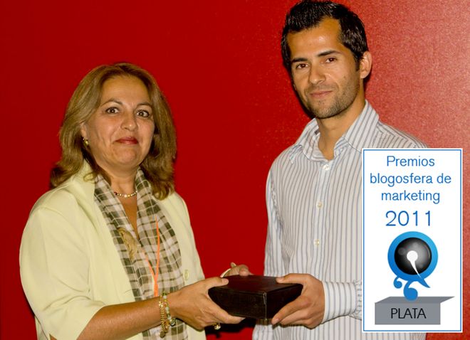 Entrega de premio Blogsfera blog de plata