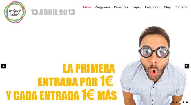 Weberyday entradas