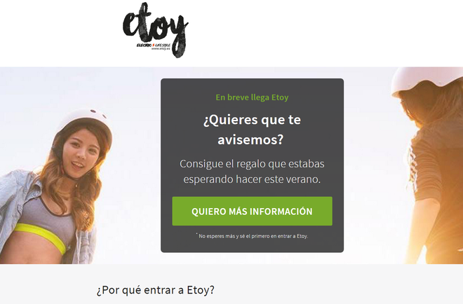 Etoy landing