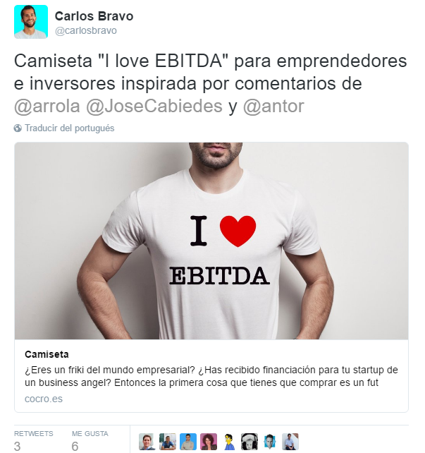 I love EBITDA