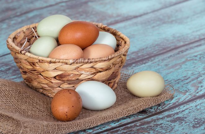 huevos cesta