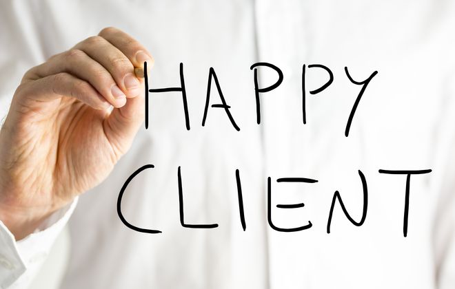 cliente satisfecho