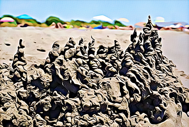 castillo de arena