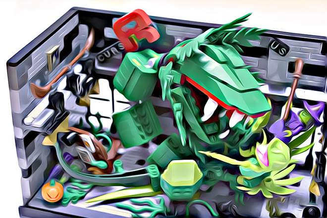 Rayquaza Lego